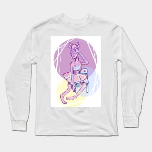 alien girl Long Sleeve T-Shirt